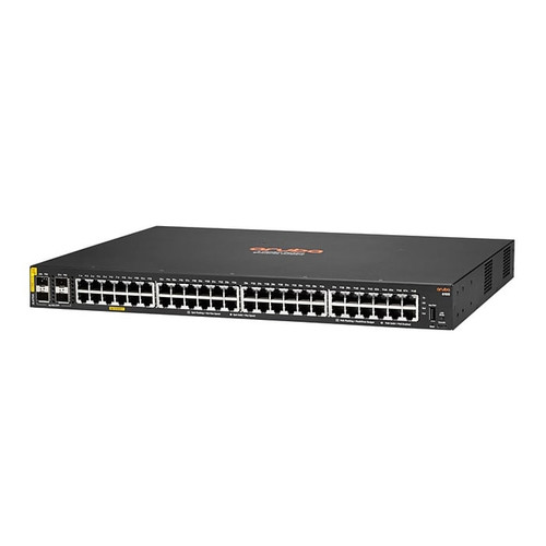 Aruba 6100 48-Port Gigabit Ethernet Managed Switch, 10/100/1000 Mbps, Black (JL675A#ABA)