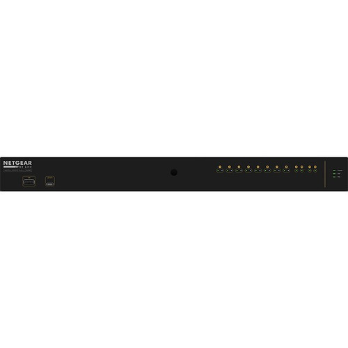 Netgear AV Line 10-Port Gigabit Ethernet Managed Switch, Black (GSM4212PX-100NAS)