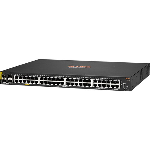 HP CX 6000 48-Port Gigabit Ethernet Managed Switch, Black (R8N85A#B2B)