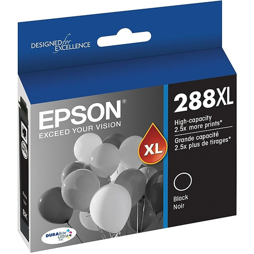 Epson T288XL Black High Yield Ink Cartridge (T288XL120-S)