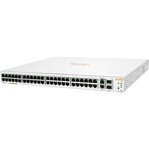 Aruba Instant On 1960 48-Port Gigabit Ethernet Managed Switch, 10/100/1000 Mbps, White (JL808A#ABA)