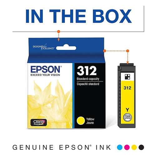 Epson T312 Yellow Ink Cartridge, Standard Yield (65dd3c53e8837636b11c27ee_ud)
