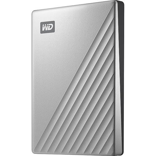 WD My Passport Ultra for Mac 2TB USB 3.0 External Hard Drive, Silver (WDBKYJ0020BSL-WESN)