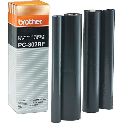 Brother PC302RF Black Standard Yield Fax Cartridge Refill, 2/Pack (65dd3d85e8837636b11c3426_ud)