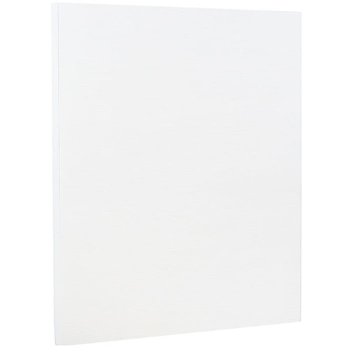 JAM Paper® Strathmore 24lb Paper, 8.5 x 11, Bright White Laid, 500 Sheets/Ream (300420B)