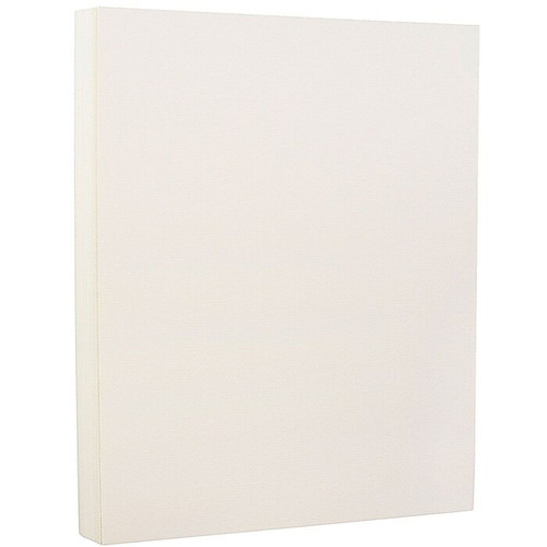 JAM Paper® Strathmore 24lb Paper, 8.5 x 11, Natural White Laid, 500 Sheets/Ream (300161B)