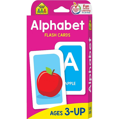 School Zone Publishing Alphabet Flash Cards, 6 Packs (SZP04001-6)