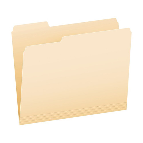 Pendaflex Recycled File Folder, 1/3-Cut Tab, Letter Size, Manila, 200/Carton (55802wm)