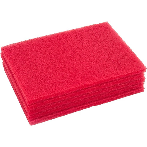 Nilfisk Cleaning Floor Pad, Red, 5/Pack (997020)