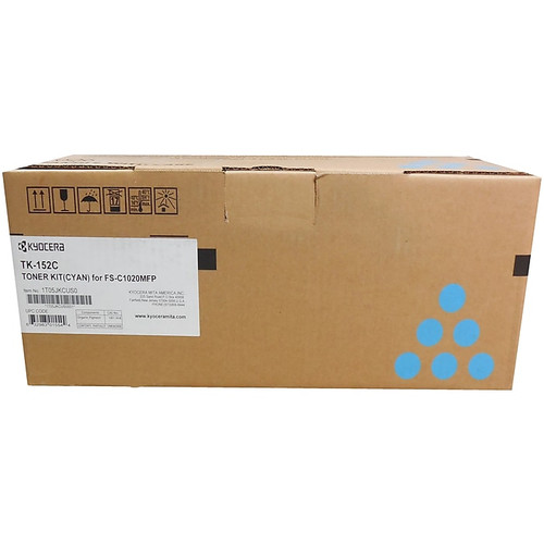 Kyocera TK-152 Cyan Standard Yield Toner Cartridge, Prints Up to 6,000 Pages (1T05JKCUS0)