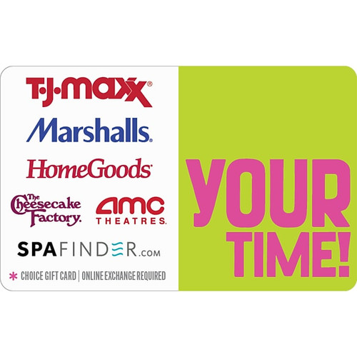 Your Time $50.00 Gift Card, Email Delivery (1014573B5000)