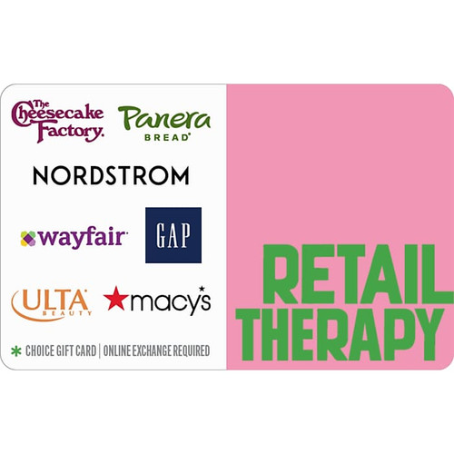 Retail Therapy $100.00 Gift Card, Email Delivery (1024021B10000)