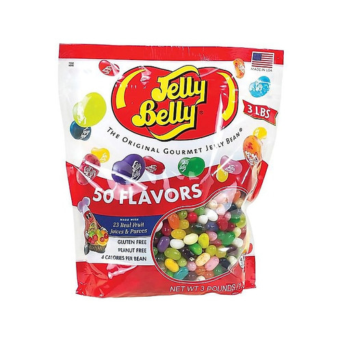 Jelly Belly Assorted 50 Flavors Jelly Beans, 48 oz (220-00020)