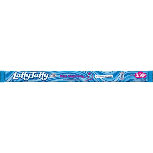 Laffy Taffy Blue Raspberry Rope Taffy, 0.81 oz, 24/Box (209-00070)