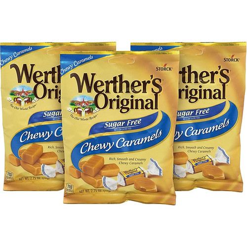 Werther's Original Chewy Sugar Free Caramel Hard Candy, 2.75 oz., (302-01006)