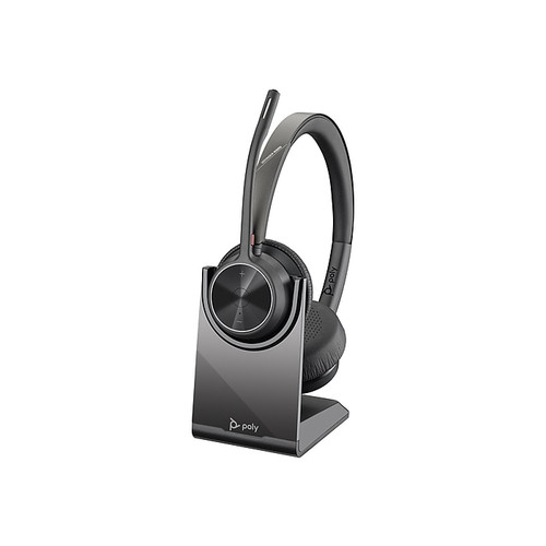 Poly Voyager 4300 UC Series 4320 Bluetooth On Ear Computer Headset (76U50AA)