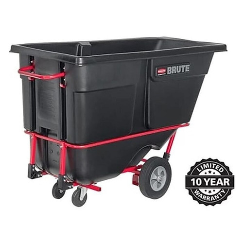 Rubbermaid Brute Tilt Truck, 1 Cu. Yd., Black (FG131542BLA1)