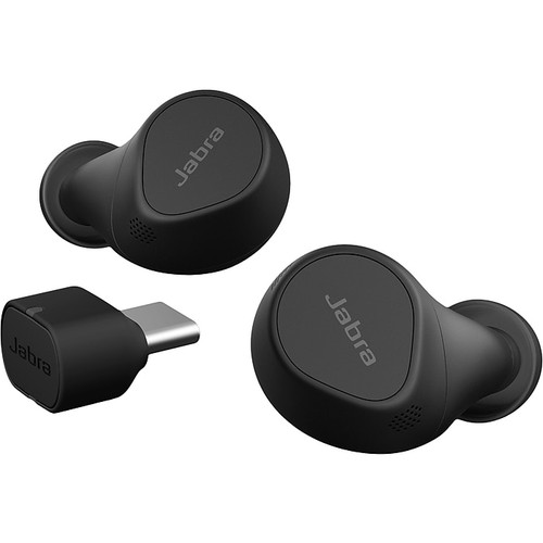 jabra Evolve2 Wireless Active Noise Canceling Earbuds, Bluetooth, Black (20797-999-999)