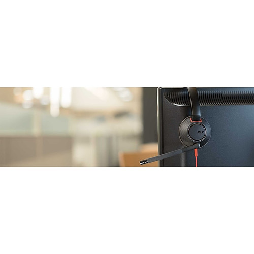 Poly Blackwire 5210 USB-C USB-C Noise Canceling Mono Computer Headset, Unified Communcations Certified (805H4AA)