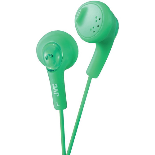 JVC Gumy In-Ear Earbud, Green (HAF160G)