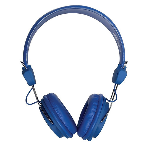 Hamilton Buhl TRRS Over-the-Head Stereo Headset with In-Line Microphone, Blue (FV-BLU)