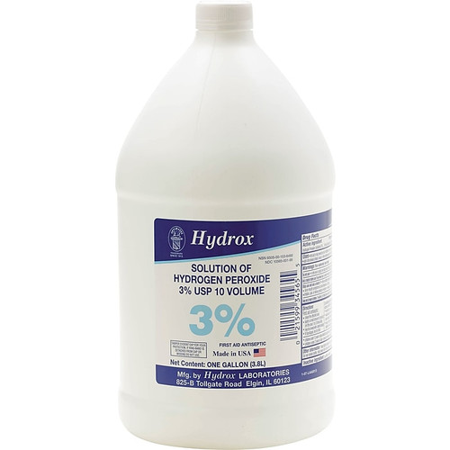 Medline, Hydrogen  Peroxide 3%, 1 gallon, 4/Carton (MDS098002)