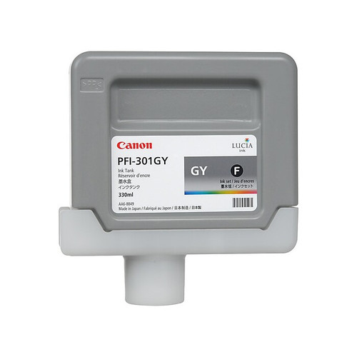 Canon 301 Gray Standard Yield Ink Tank Cartridge (1495B001)