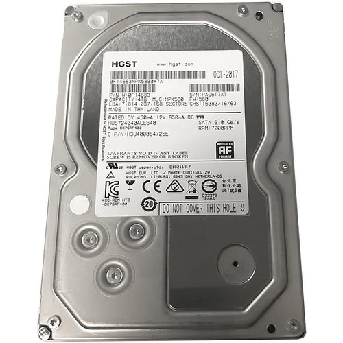 HGST Ultrastar 7K4000 4TB 3.5" SATA Internal Hard Drive (HUS724040ALE640)