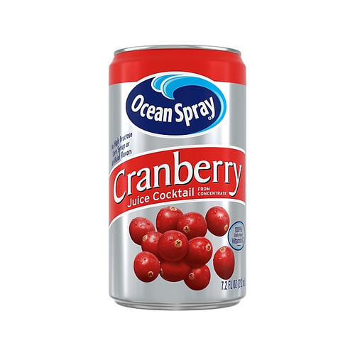 Ocean Spray Cranberry Juice Cocktail, 7.2 fl. oz., 24 Cans/Carton (2006_2)