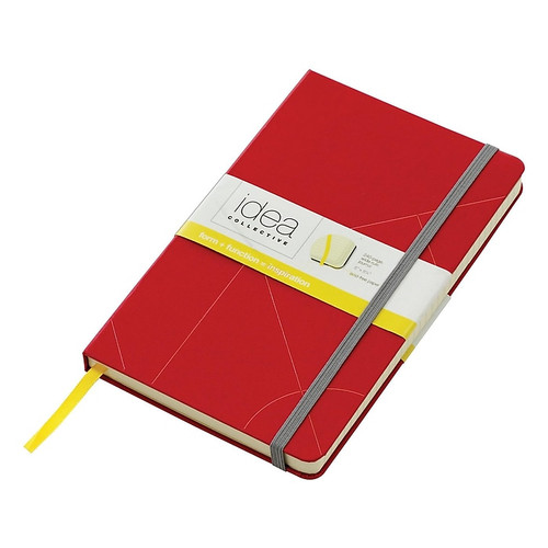 TOPS Idea Collective Journal, 5" x 8.25", Wide Ruled, Red, 240 Pages (56873)