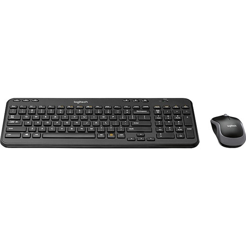 Logitech Combo MK360 Compact Wireless Keyboard & Mouse, Black (920-003376)