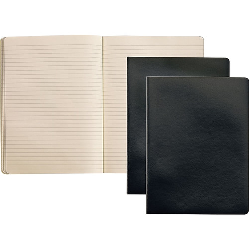 Oxford Idea Collective Journal, 7.5" x 10", Wide Ruled, Black, 2/Pack (56879)