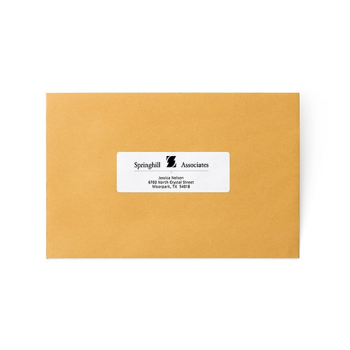 Avery Pin Fed Continuous Form Computer Labels, 4" x 1-7/16", White, 1 Label Across, 4 3/4" Carrier, 5,000 Labels/Box (4014)