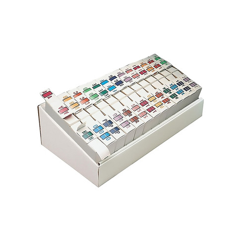 Smead BCCR Bar Style Color-Coded File Folder Labels, 1" x 1.25", Assorted Colors, 500/Rolls, 26 Rolls/Box (67070)