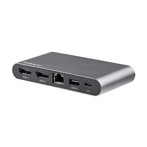 StarTech.com USB C Multiport Adapter, Dual 4K Monitor, Windows, USB-C to Dual DisplayPort Adapter, 2x USB-A Ports (65dd50b5e8837636b11cebfc_ud)