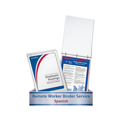 ComplyRight Federal and State Remote Worker Binder 1-Year Labor Law Service, North Dakota, Spanish (U1200CRWNDESP)