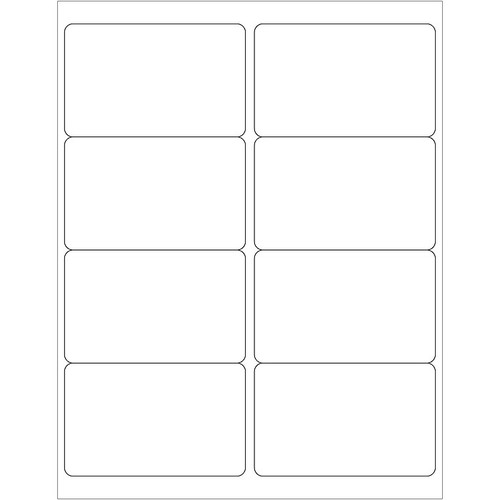 Tape Logic® Laser Labels, Rectangle, 4" x 2 1/2", White, 800/Case (LL125)