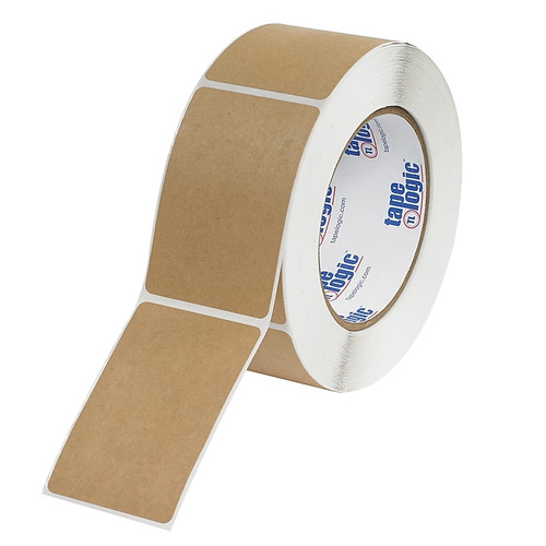 Tape Logic Block Out Labels, 8" x 10", Kraft, 250/Roll (DL1385K)
