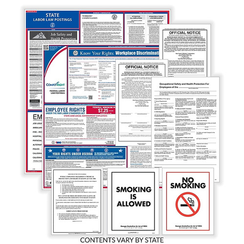 ComplyRight Federal, State and Public Sector (English) Labor Law 1-Year Poster Service, Alabama (U1200CPSECAL)