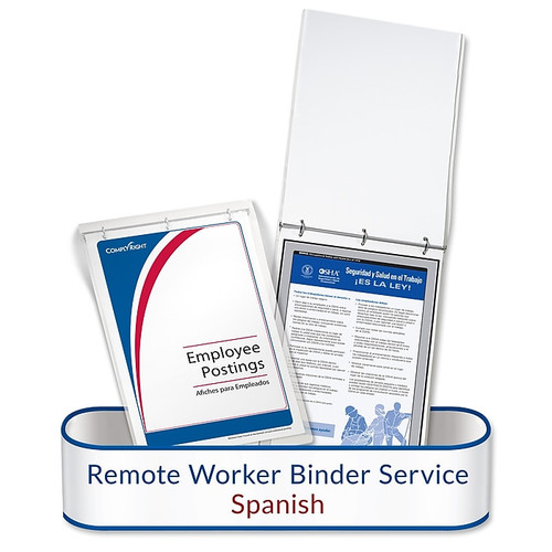 ComplyRight Federal and State Remote Worker Binder 1-Year Labor Law Service, Massachusetts, Spanish (U1200CRWMAESP)