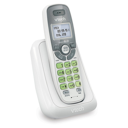 VTech Cordless Telephone, White (CS6114)