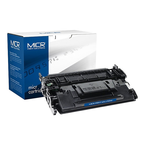 MICR Print Solutions Compatible Black High Yield MICR Toner Cartridge Replacement for HP 89X (CF289X_1)