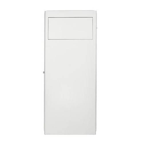 AdirHome Built-In Wall Laundry Hamper, White, 38.25" H x 7.25" W x 3.62" D (65dd56e7e8837636b11d2a5f_ud)