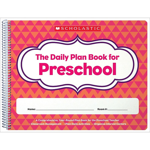 Scholastic Teaching Solutions The Daily Plan Book for Preschool, Pack of 2 (SC-806458-2)