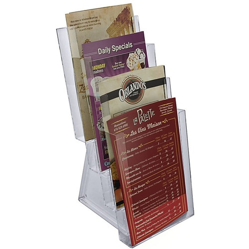 Azar Displays Four-tier Counter Modular Brochure Holder 2/Pack (252307)