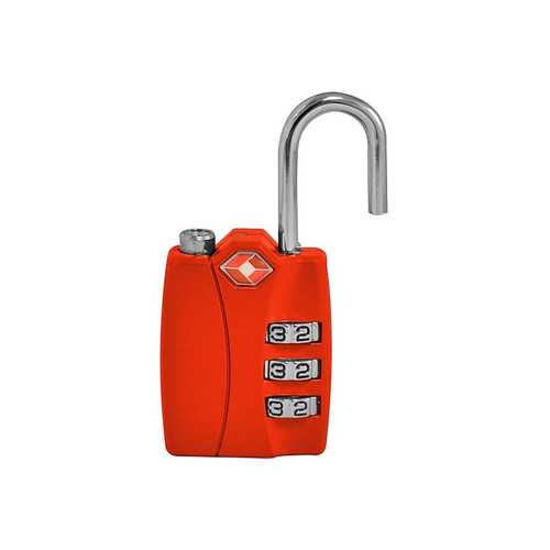 Go Green Power Travergo 3 Digit Combination Lock, Red (TR1120RD)