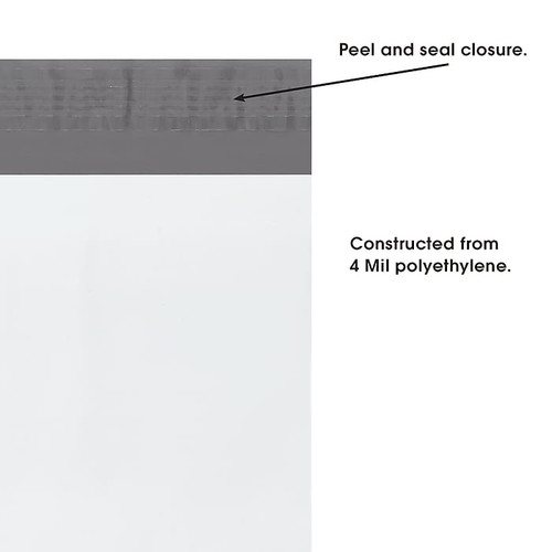 8 1/2" x 33" -  Long Poly Mailer, 100/Case (65dd5bd6e8837636b11d53f5_ud)
