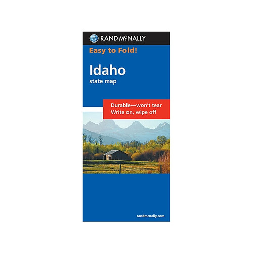 Rand McNally Easy to Fold! Laminated Folded Map: Idaho State Map, 9" x 4.25" (052802602X)