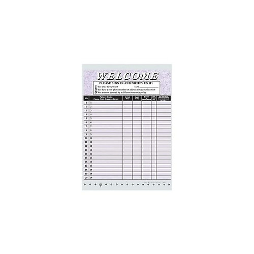 Medical Arts Press Privacy Sign-In Sheets 125/Pack (24130MAP)