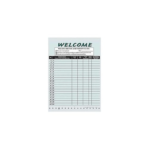 Medical Arts Press 2-Part Privacy Sign-In Sheets, 125/Pack (24121)